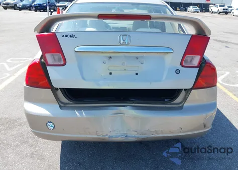 2002 Honda Civic Ex z USA, uszkodzony, nr VIN 1HGES25702L000925